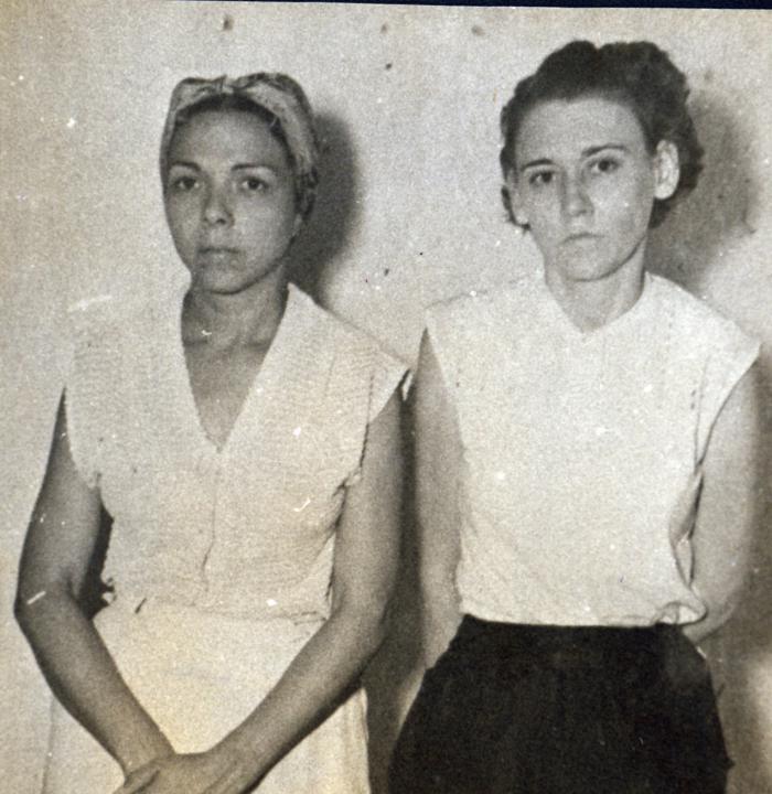 Melba Hdez y Haydeé Santamaría