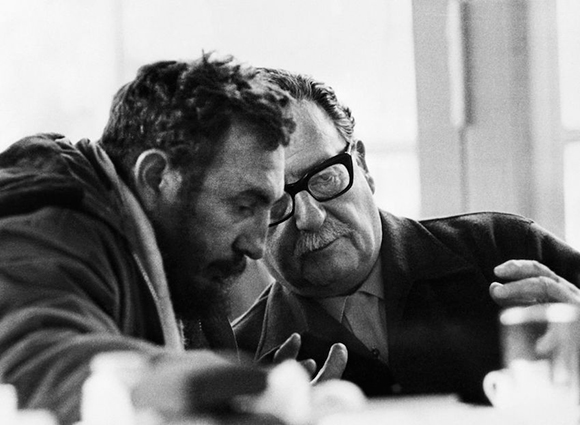 Fidel y Allende camaradas