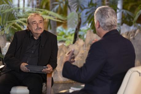 entrevista a Diaz Canel por Ignacio Ramonet