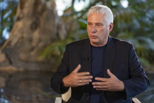 entrevista a Diaz Canel por Ignacio Ramonet