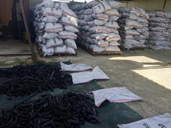 exportación del carbón vegetal