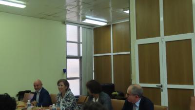 Encuentro de la VM Johana Odriozola con delegación de la Unión Europea.