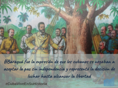 Efemérides; Historia de Cuba; Protesta de Baraguá