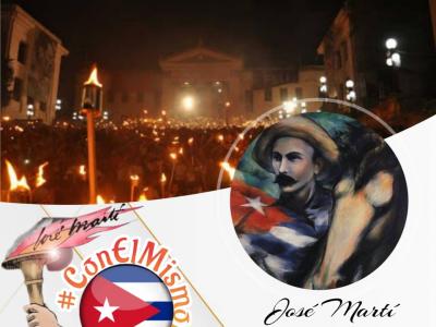 171 aniversario del natalicio de José Martí