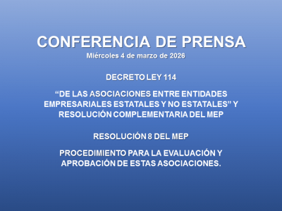 Conferencia de prensa negocios mixtos