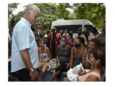 Cuba, incendio en Matanzas