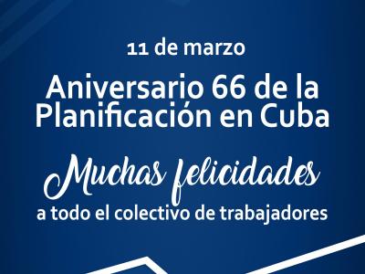 aniversario 66 de la Planificación en Cuba
