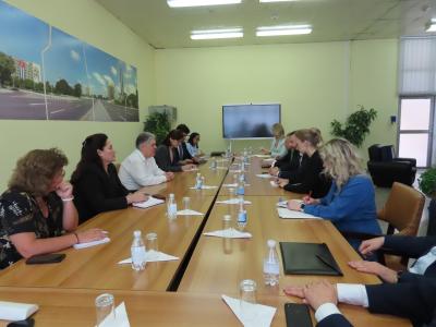 intercambio con delegación rusa