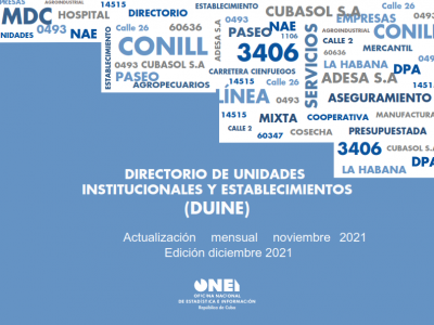 CUBA;ACTORES ECONÓMICOS;ECONOMÍA;ONEI