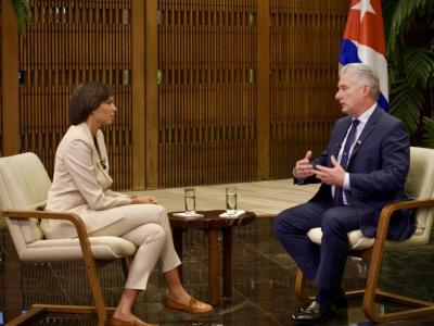 Entrevista de presidente cubano a Rusia Today