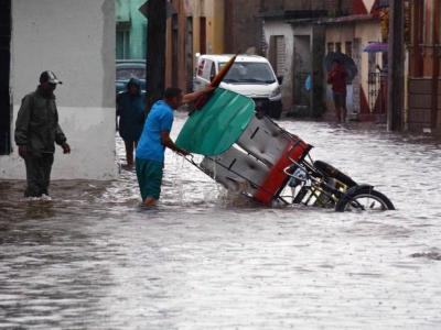 damnificados por las lluvias recientes