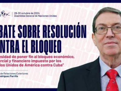 Preside Canciller cubano delegación al 79 período de sesiones de la Asamblea General de la ONU