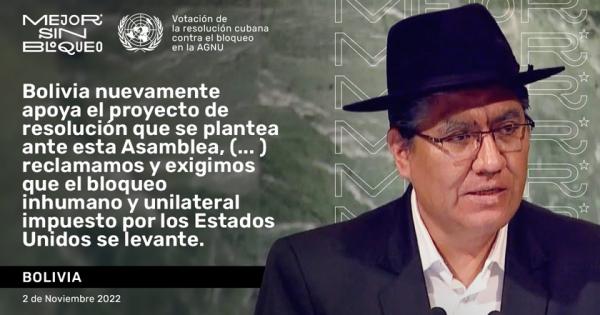 Respaldan informe cubano contra bloqueo estadounidense