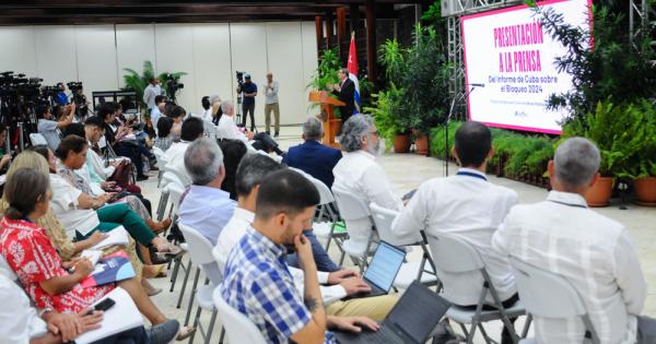 Canciller cubano presentará este jueves actualización del informe nacional sobre las afectaciones del bloqueo