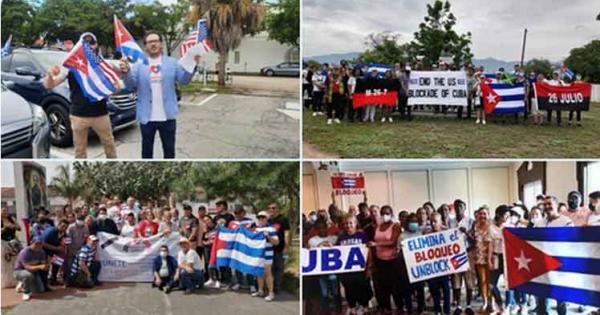 Caravana contra el bloqueo