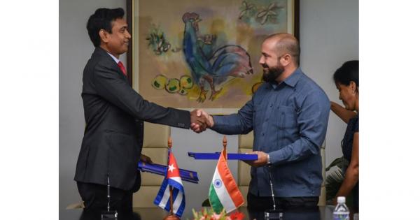 Cuba e India firman acuerdos de cooperación económica
