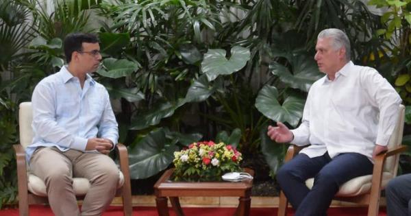 Díaz-Canel al Presidente del Instituto Nacional de Asociativismo y Economía Social de Argentina