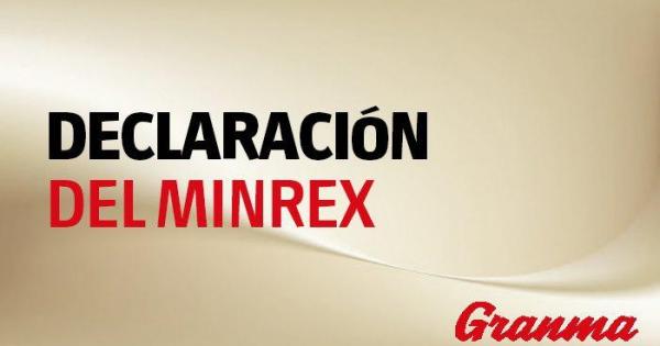 CUMBRE VIRTUAL; ESTADOS UNIDOS; MINREX