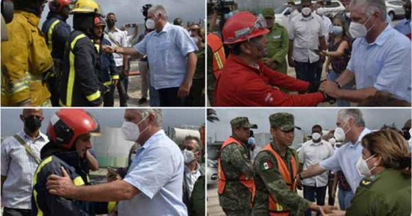 Cuba, incendio en Matanzas