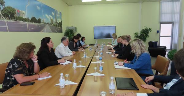 intercambio con delegación rusa