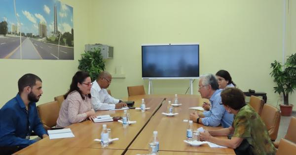 Intercambio sobre la Economía Cubana con presidente de la Fundación Perseo Abramo del Partido de los Trabajadores de Brasil