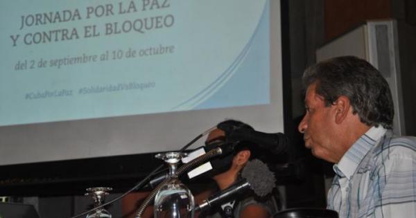 Jornada internacional por la paz y contra el bloqueo