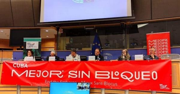 Desde el Parlamento Europeo denuncian extraterritorialidad del bloqueo de EEUU contra Cuba