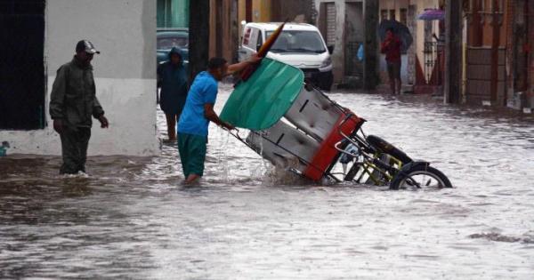 damnificados por las lluvias recientes