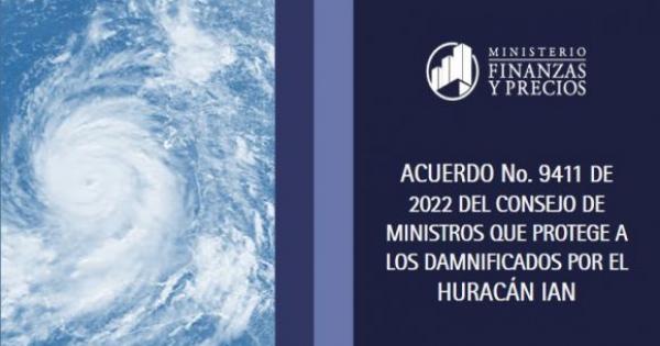 subsidio del 50% a damnificados del huracán Ian