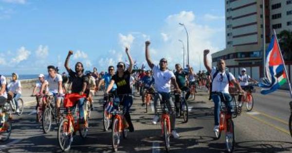 caravana con el bloqueo