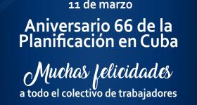 aniversario 66 de la Planificación en Cuba